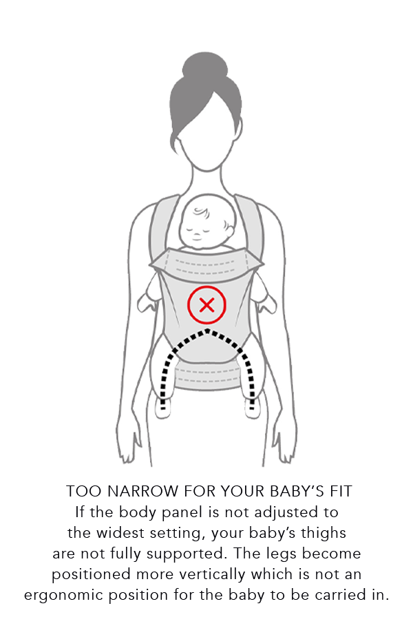 Adjusting Your Zeitgeist Baby Carrier Image Instructions ARTIPOPPE