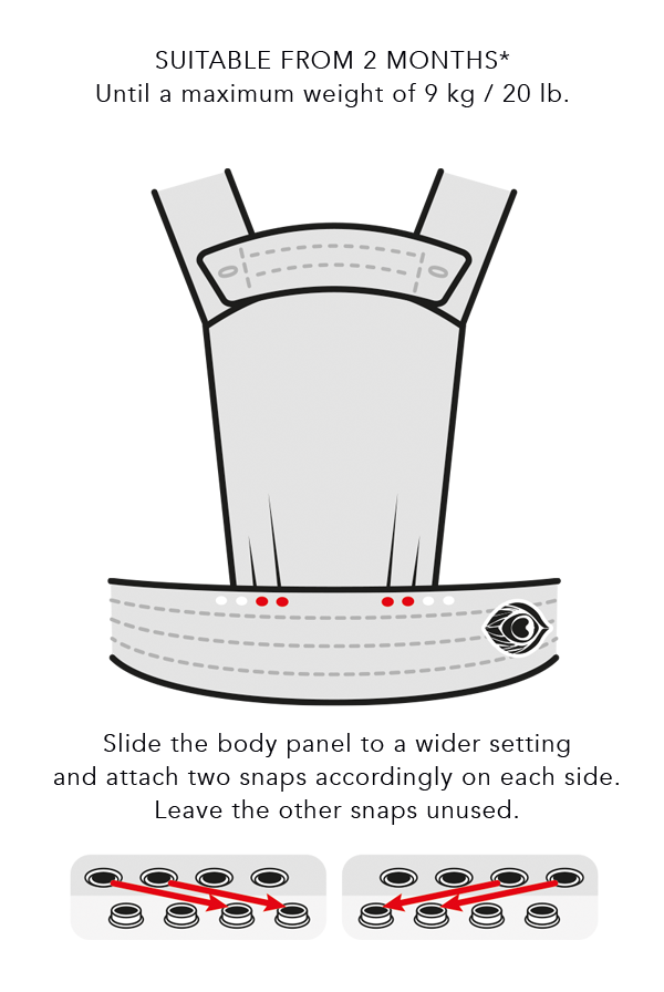 Adjusting Your Zeitgeist Baby Carrier Image Instructions ARTIPOPPE